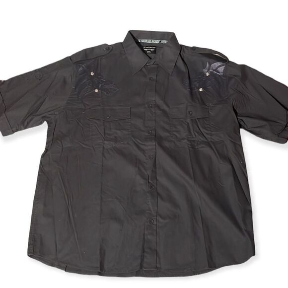 En4orce Embroidered short sleeve shirt - Picture 3 of 8